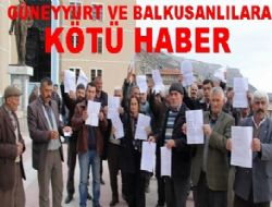 Güneyyurt ve Balkusan Köylülerine kötü haber...