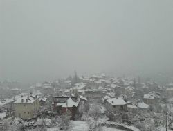 Kasabamıza Kar Yağdı.