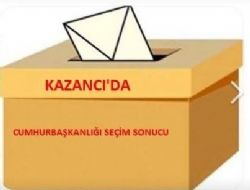 Kazancı’da Cumhurbaşkanlığı Seçim Sonuçları