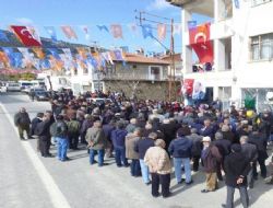 AKP Kazancı Adayı Seçim Ofisini Açtı.