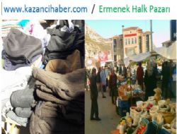 Ermenek Pazarında Keçe Pantolonu
